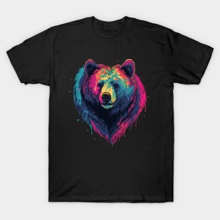 Grizzly Bear Valentine Day T-Shirt